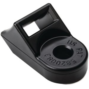 Cable tie mount for screw fixation, Wmax=12.7mm, ?6.2 mm, ?6.2 mm, #1/4" (M6) Screw, black, 500pcs.