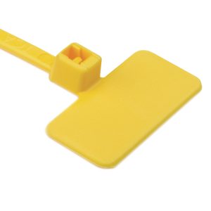 Identification cable tie tamper-evident, 110.0x20.5mm, ⌀1.5-19.0mm, yellow, 200pcs.