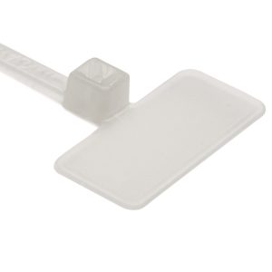 Identification cable tie tamper-evident, 110.0x20.5mm, ⌀1.5-19.0mm, natural, 100pcs.