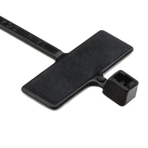 Identification cable tie tamper-evident, 100.0x25.0mm, ⌀4.8-19.0mm, black, 100pcs.