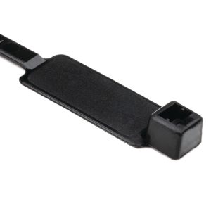 Identification cable tie tamper-evident, 390.0x56.0mm, ⌀19.0-100.0mm, black, 1000pcs.