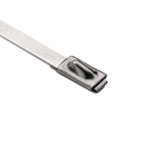 Stainless steel cable tie, ball bearing lock, 362x4.6mm, ⌀12-102mm, metal, 100pcs.