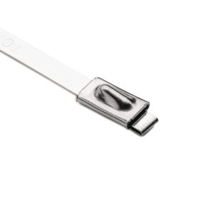 Stainless steel cable tie, ball bearing lock, 521x4.6mm, ⌀12-152mm, metal, 100pcs.