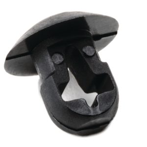 Cable tie mount for hole (round), Wmax=5.0mm, T=3.2mm, ?6.25 - 6.55 mm, black, 1000pcs.
