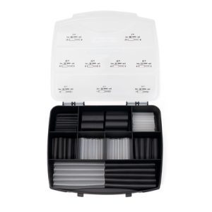 Heat Shrinkable Tubing 3:1 with adhesive liner Kit black