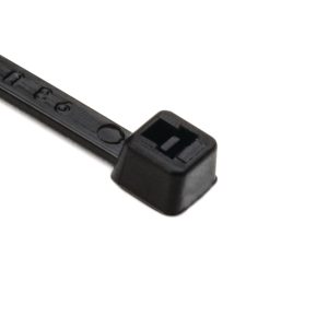 Cable tie inside serrated, 205.0x2.5mm, ?3.0-55.0mm, black, 100pcs.