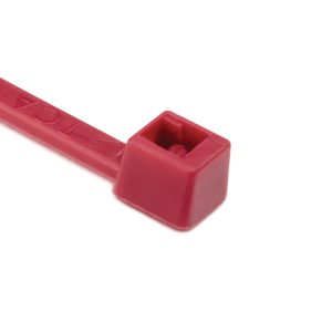 Cable tie inside serrated, 205.0x2.5mm, ?1.5-55.0mm, red, 1000pcs.