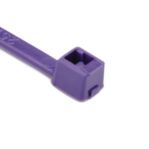Cable tie inside serrated, 100.0x2.5mm, ⌀1.5-22.0mm, violet, 1000pcs.