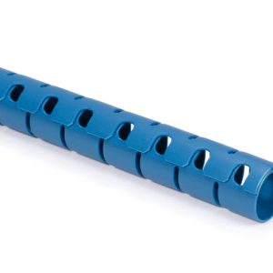 Slit cable cover, Dmax=21mm, -60 ?C to +100 ?C, intermittent +140 ?C, blue, 25m