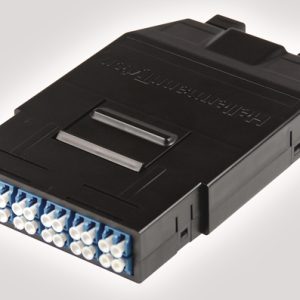 OS2 RapidNet Fibre LC 24 Core Cassette with 2 Rear MTP Connectors