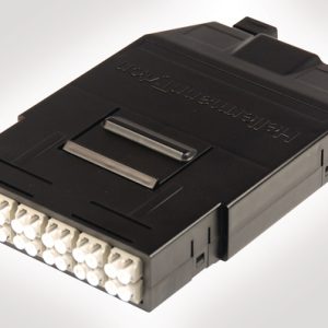 OM3 RapidNet Fibre LC 24 Core Cassette with 2 Rear MTP Connectors