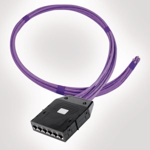 RapidNet 6 Port Category 6A FTP Cassette to Bare End