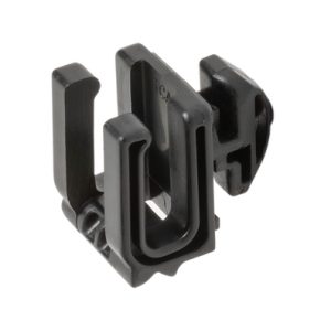 Aluminium frame mount, T=8.0mm, black, 100pcs.
