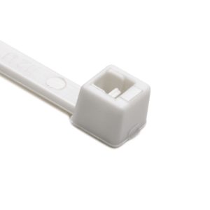 Cable tie inside serrated, 148.0x3.6mm, ⌀8.0-32.0mm, natural, 100pcs.