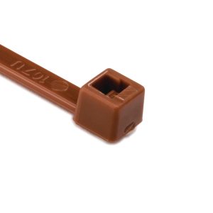 Cable tie inside serrated, 148.0x3.6mm, ⌀1.5-35.0mm, brown, 1000pcs.