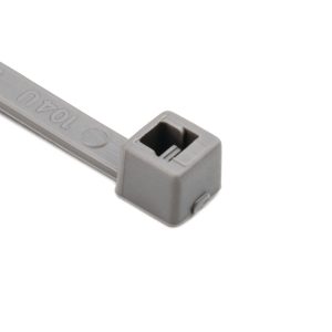 Cable tie inside serrated, 148.0x3.6mm, ⌀1.5-35.0mm, grey, 100pcs.