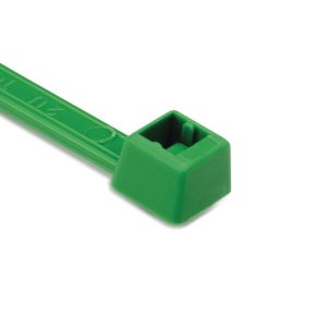 Cable tie inside serrated, 390.0x4.8mm, ?1.5-110.0mm, green, 1000pcs.