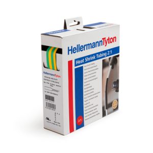 Heat Shrinkable Tubing 2:1 on a Reel 12,7/6,4 green/yellow