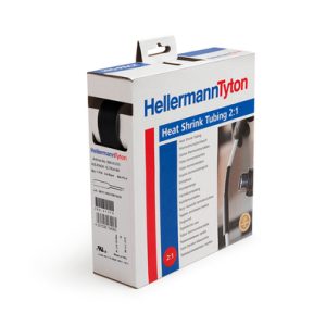 Heat Shrinkable Tubing 2:1 on a Reel 1,2/0,6 black