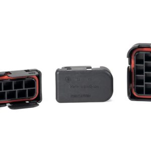 Protection cap for connectors, black, 2000