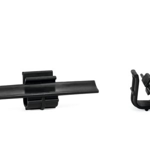 Bundling clip for edge, L=58.0mm, black, 500pcs.