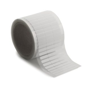 Label, chemical resistance, white, thermal transfer print, 6.35x22.86mm, 10000