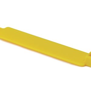 Identification cable tie tamper-evident, 203.2x46.0mm, ⌀10.0-44.0mm, yellow, 50pcs.