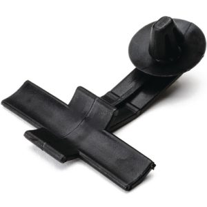Bundling clip for hole (round), L=40.0mm, SO=31.0mm, black, 500pcs.