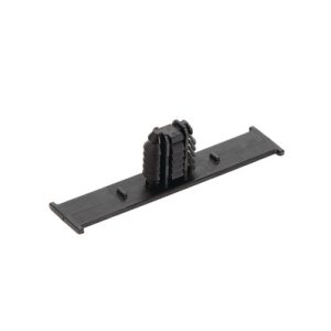 Bundling clip for hole (oval), L=58.0mm, black, 8000pcs.