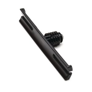 Bundling clip for hole (round), L=55.0mm, black, 14000pcs.