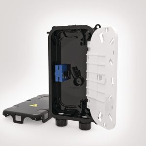 2 Port CCPXT with tray, 2 x SC PC simplex adaptors, 2 x SC PC 900?m pigtails and breather membrane
