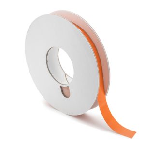 Label, weather resistant/chemical resistance, orange, thermal transfer print, 25.4mm, 76.20m