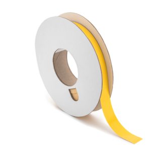 Label, weather resistant/chemical resistance, yellow, thermal transfer print, 25.4mm, 76.20m