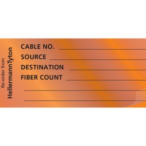 Warning label, pre-printed, W=101.60mm, H=25.40mm, silver, pack=25pcs.
