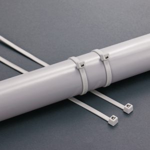 Cable tie inside serrated, 301x4.8mm, ⌀1.5-80mm, grey, 100pcs.