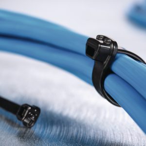 Cable tie inside serrated, 150x4.65mm, ?1.6-35mm, black, 100pcs.