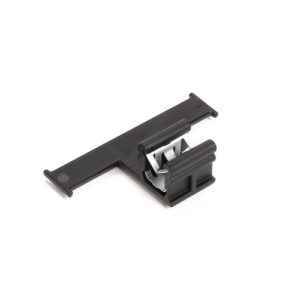 Bundling clip for edge, L=50.0mm, SO=17.25mm, black, 5000pcs.