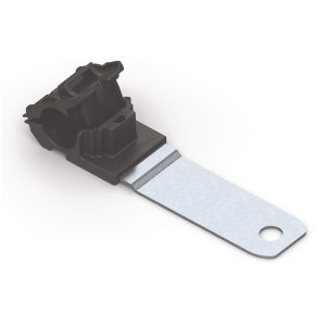 P-clamp long, Dmin=12.7mm, Dmax=19.5mm, ⌀6.5 mm, 180⌀, black, 200pcs.