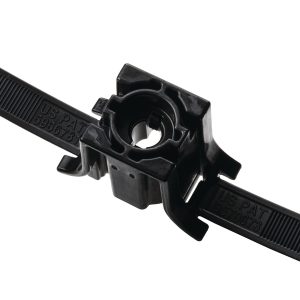 Fixing tie for stud, ⌀9.5-58.4mm, black, 250pcs.
