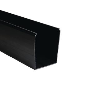 Wiring duct, 101.6x128.80mm, L=1.83m, black, 18.30m