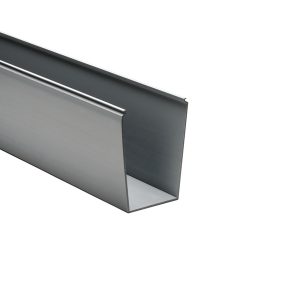 Wiring duct, 76.2x128.5mm, L=1.83m, grey, 36.58m