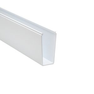 Wiring duct, 50.8x128.8mm, L=1.83m, white, 36.58m
