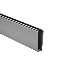 Wiring duct, 25.4x103.4mm, L=1.83m, grey, 18.3m