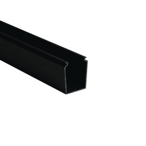Wiring duct, 38.1x52.6mm, L=1.83m, black, 36.58m