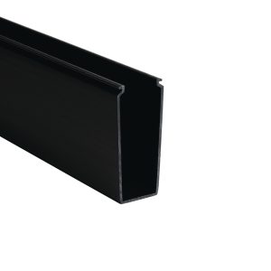 Wiring duct, 38.1x103.4mm, L=1.83m, black, 9.14m