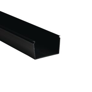 Wiring duct, 76.2x52.6mm, L=1.83m, black, 18.3m