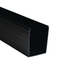 Wiring duct, 76.2x103.4mm, L=1.83m, black, 9.14m