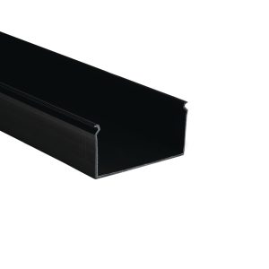 Wiring duct, 101.6x52.6mm, L=1.83m, black, 36.58m