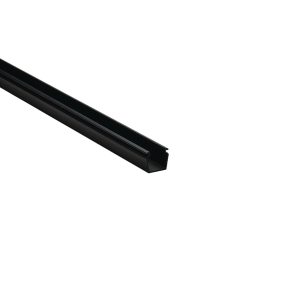 Wiring duct, 25.4x26.90mm, L=1.83m, black, 36.58m