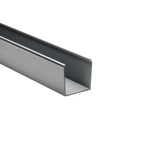 Wiring duct, 76.2x77.9mm, L=1.83m, grey, 18.3m